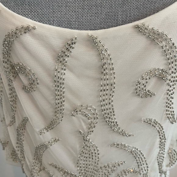 Simly Liliana Beaded Cream Dress - Picture 5 of 13
